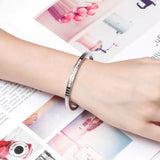 CZ Stainless Steel Bangle
