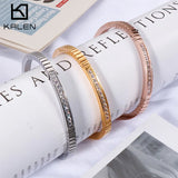 CZ Stainless Steel Bangle