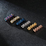 Colorful Stainless Steel Motorcycle Chain Ring for Men Party Jewelry