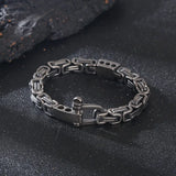 Vintage Byzantium Charm Bracelet for Men