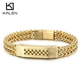 Tennis Chain Bracelet Stainless Steel Biker Gift for Men