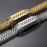 Tennis Chain Bracelet Stainless Steel Biker Gift for Men