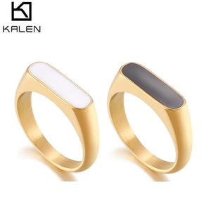 Stainless Steel Spiral Rings Wedding Bands Jewelry Gift