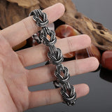 Vintage Knotted Chain Point Stainless Steel Bracelet