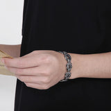 Vintage Knotted Chain Point Stainless Steel Bracelet