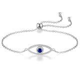 KALETIEN Sterling Silver Horse Hoof Bracelet Evil Eye Hand Lucky Turkey Jewelry