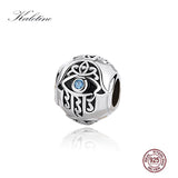 10mm Evil Eye 925 Silver Beads for Bracelet Necklace Charms