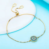 925 Silver Bracelet Hamsa Evil Eye Charm Women Men Jewelry