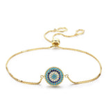 925 Silver Bracelet Hamsa Evil Eye Charm Women Men Jewelry