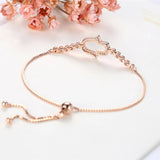 925 Silver Zircon Bracelet Evil Eye Charm Bead Jewelry