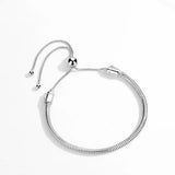925 Silver Bracelets Charms Tennis Bracelet Bangles DIY Jewelry