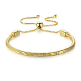 925 Silver Bracelets Charms Tennis Bracelet Bangles DIY Jewelry
