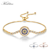 925 Sterling Silver Evil Eye Bracelet Zircon Tennis Bracelet