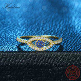 925 Silver Evil Eye Stone Ring, Wedding Gift KLTR111