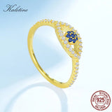 925 Silver Evil Eye Stone Ring, Wedding Gift KLTR111