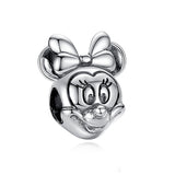 925 Silver Mouse Charm for Bracelet Women Jewelry Gift