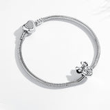 925 Silver Mouse Charm for Bracelet Women Jewelry Gift