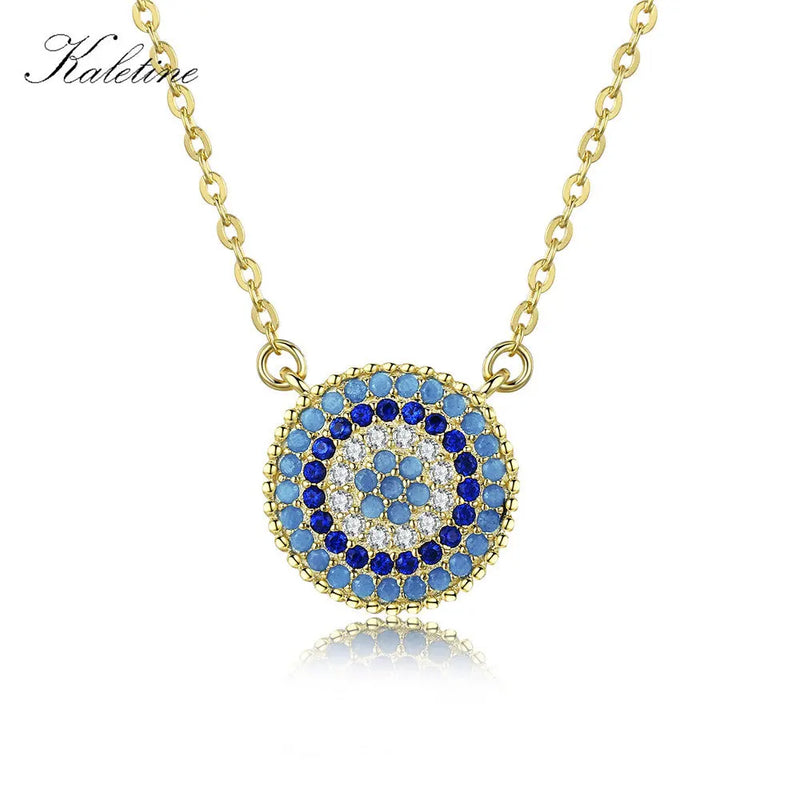 925 Silver Evil Eye Necklace Luck Turkey Jewelry