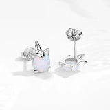 Opal Stud Earrings Animal Opal Earrings For Women Jewelry