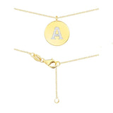 925 Silver Initial Pendant Necklaces for Women Girls