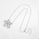 925 Silver Zircon Evil Eye Choker Necklace for Women