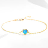 925 Sterling Silver Evil Eyes Bracelet Men Women Lucky Charm Jewelry