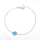 925 Sterling Silver Evil Eyes Bracelet Men Women Lucky Charm Jewelry