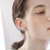 Elephant 925 Silver Stud Earrings Bohemian Womens Jewelry Gift