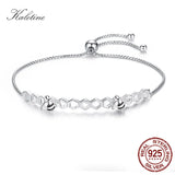 Comb Honey 925 Silver Bracelet Bee Jewelry Love Heart Men