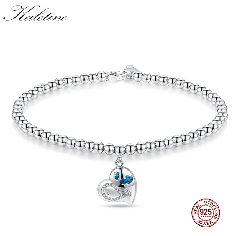 Whale Charms Bracelets 925 Sterling Silver Bead Love Mens Bracelet