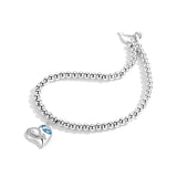 Whale Charms Bracelets 925 Sterling Silver Bead Love Mens Bracelet