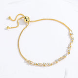 925 Silver Tennis Bracelet Zirconia Jewelry Box Chain Christmas