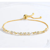925 Silver Tennis Bracelet Zirconia Jewelry Box Chain Christmas