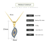 Evil Eye 925 Silver CZ Woman Necklaces