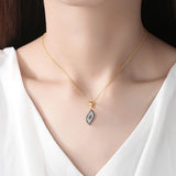 Evil Eye 925 Silver CZ Woman Necklaces