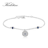 925 Silver Evil Eye Bracelet Women Zircon Wedding Jewelry Gift