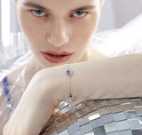 925 Silver Evil Eye Bracelet for Girls