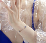 925 Silver Evil Eye Bracelet for Girls