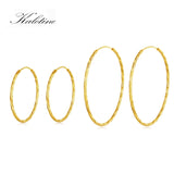 Somilia 925 Sterling Silver Hoop Earrings Collection 38/52MM