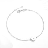 925 Silver Evil Eye Charm Bracelet Vintage Jewelry