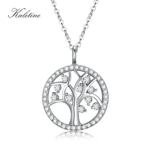 Bulk Tree Of Life Pendant Necklace CZ Personalized Women Accessories