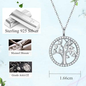 Bulk Tree Of Life Pendant Necklace CZ Personalized Women Accessories