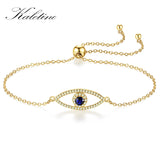 925 Silver Evil Eye Hand Bracelet for Women Turkish Jewelry