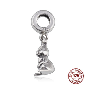 KAMAF 925 Sterling Silver European Charm Big Hole Beads DIY Jewelry