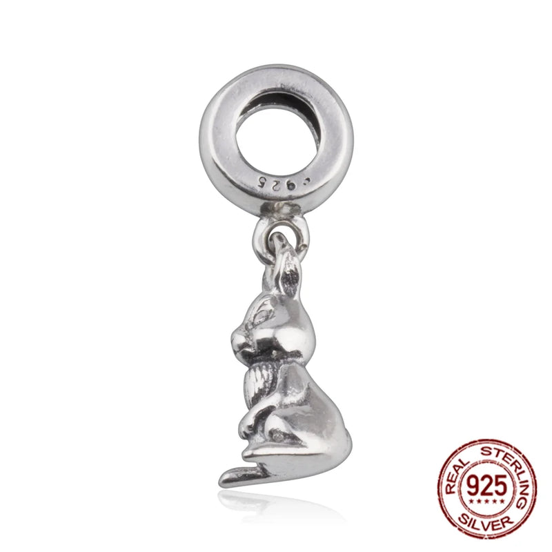 KAMAF 925 Sterling Silver European Charm Big Hole Beads DIY Jewelry