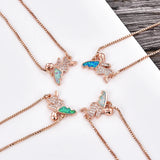 KAMAF Copper Angel Opal Adjustable Bracelet