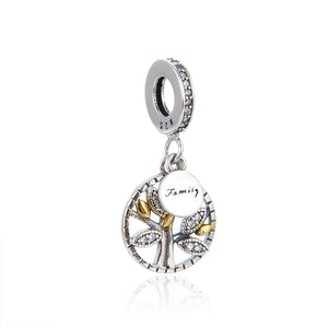 KAMAF925 Tree of Life Pentagram Air Balloon Pendant for DIY Jewelry