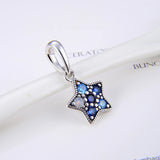 KAMAF925 Tree of Life Pentagram Air Balloon Pendant for DIY Jewelry