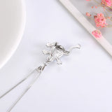 925 Silver Opal Sea Turtle Pendant Necklace for Women N818