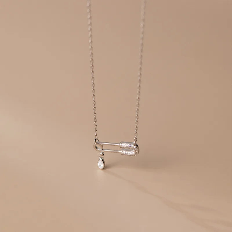 925 Silver Bohemian Zircon Necklace for Women